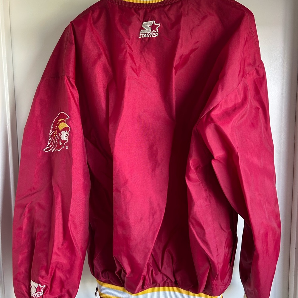 Starter Red And Yellow Pullover Jacket - image 2